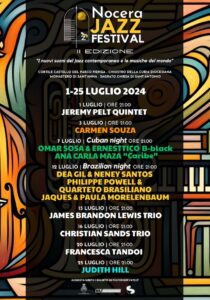 Presentato il programma internazionale della seconda edizione del Nocera Jazz Festival, dal 1° al 25 luglio 2024 al Castello Fienga