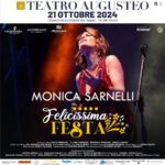 “Felicissima Festa”, con Monica Sarnelli, il 21 ottobre 2024 al Teatro Augusteo di Napoli