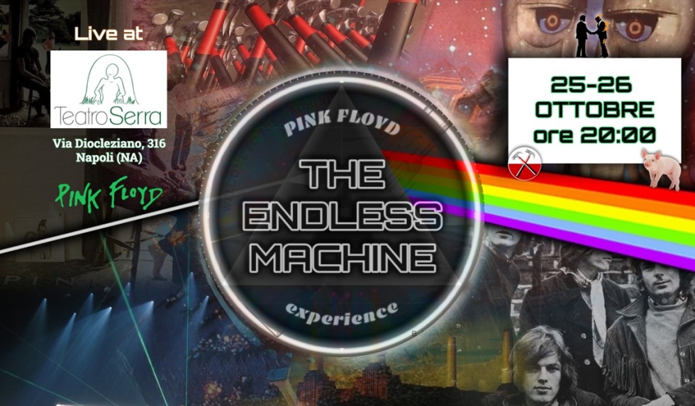 Al Teatro Serra di Napoli concerto tributo ai Pink Floyd, il 25 ed il 26 ottobre 2024