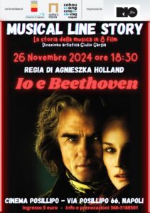 “Io e Beethoven” chiude la rassegna Musical Line Story al Cinema Posillipo di Napoli, il 26 novembre 2024