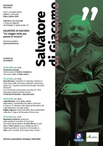 “Salvatore di Giacomo: un viaggio nella sua poesia in musica”, dal 13 al 17 dicembre 2024 presso il Teatro Sala Ichòs